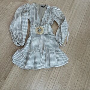 Missguided Kids Plaid Dress with Belt